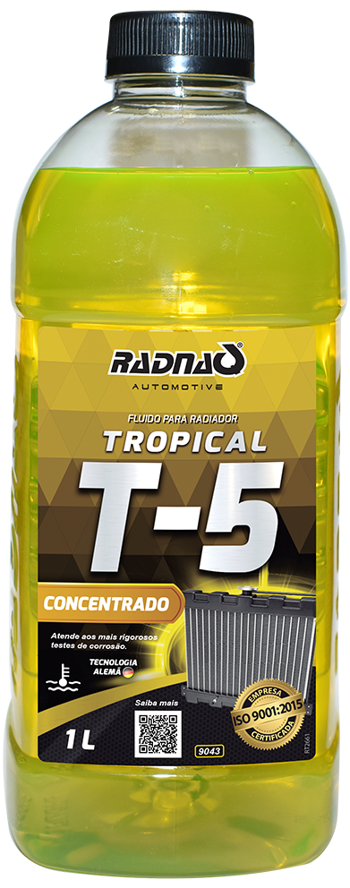 Fluido para Radiador Tropical T5 Amarelo
